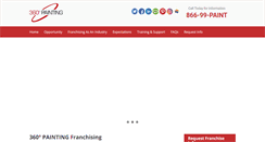 Desktop Screenshot of 360painting-franchise.com